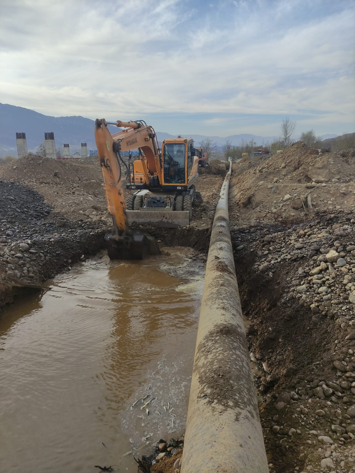 Hidroloji şərait səbəbilə çətin sahələrdə xüsusi texnoloji icra