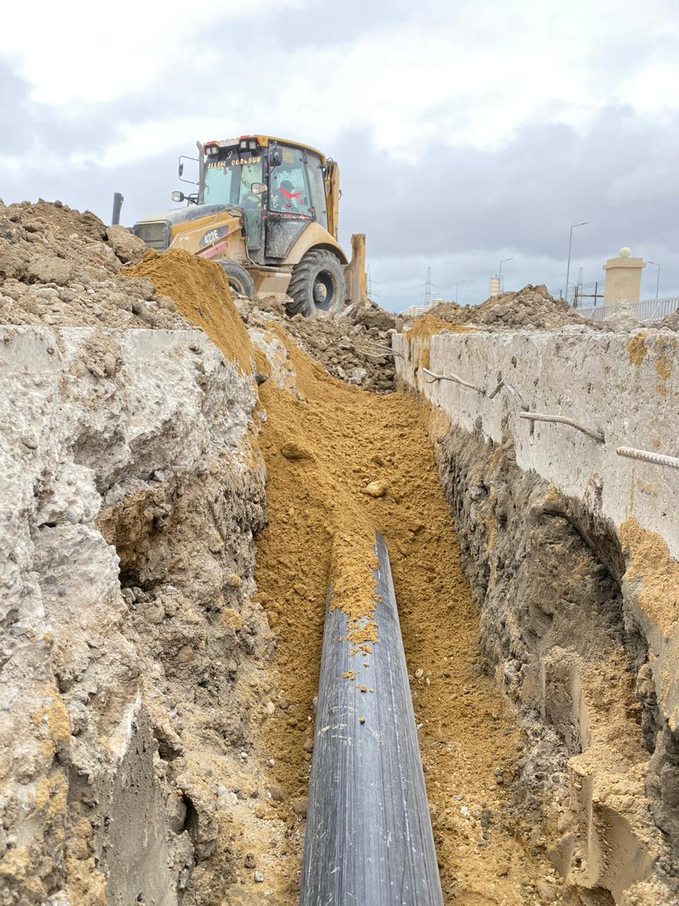 Xəndəyin Doldurması və Sahənin Bərpası İşləri